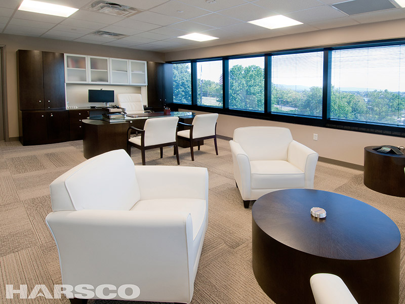 Renovated executive office at Harsco Corporation headquarters in Camp Hill, PA