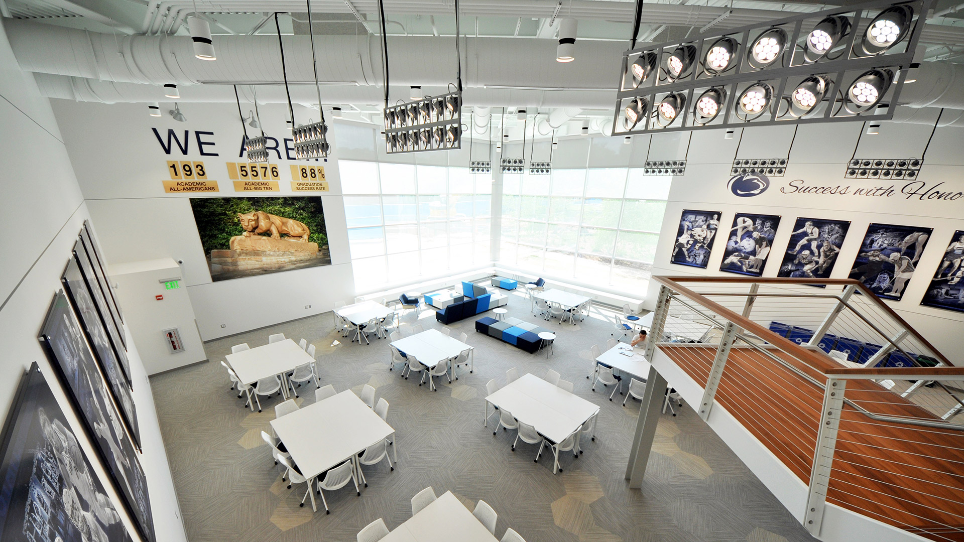 Reading Room at Morgan Academic Center for Penn State
