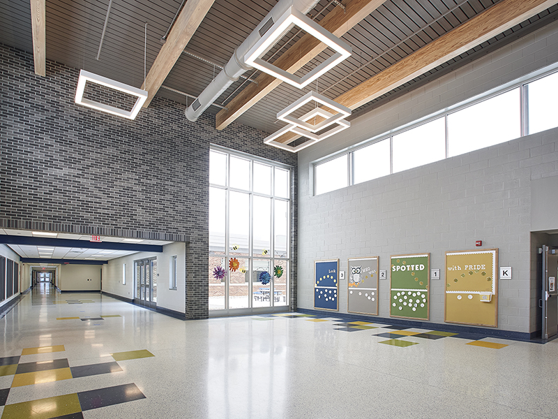 Interior Loganville-Springfield Elementary School at Dallastown Area School District
