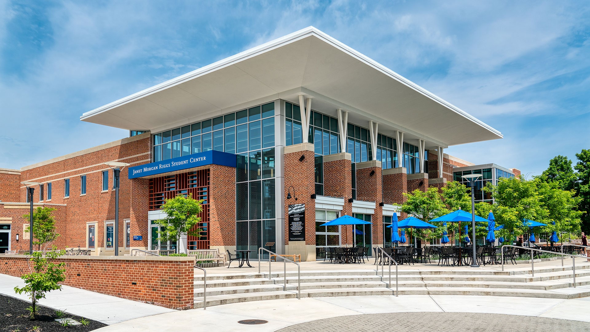 Exterior of Janet Morgan Riggs Student Center at Gettysburg College
