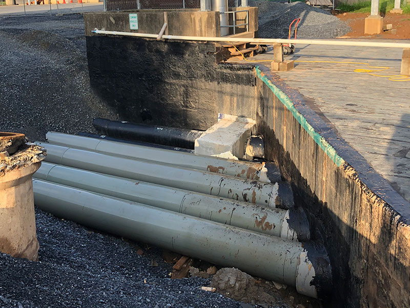 Penn State Health Milton S. Hershey Medical Center underground steam and water pipes