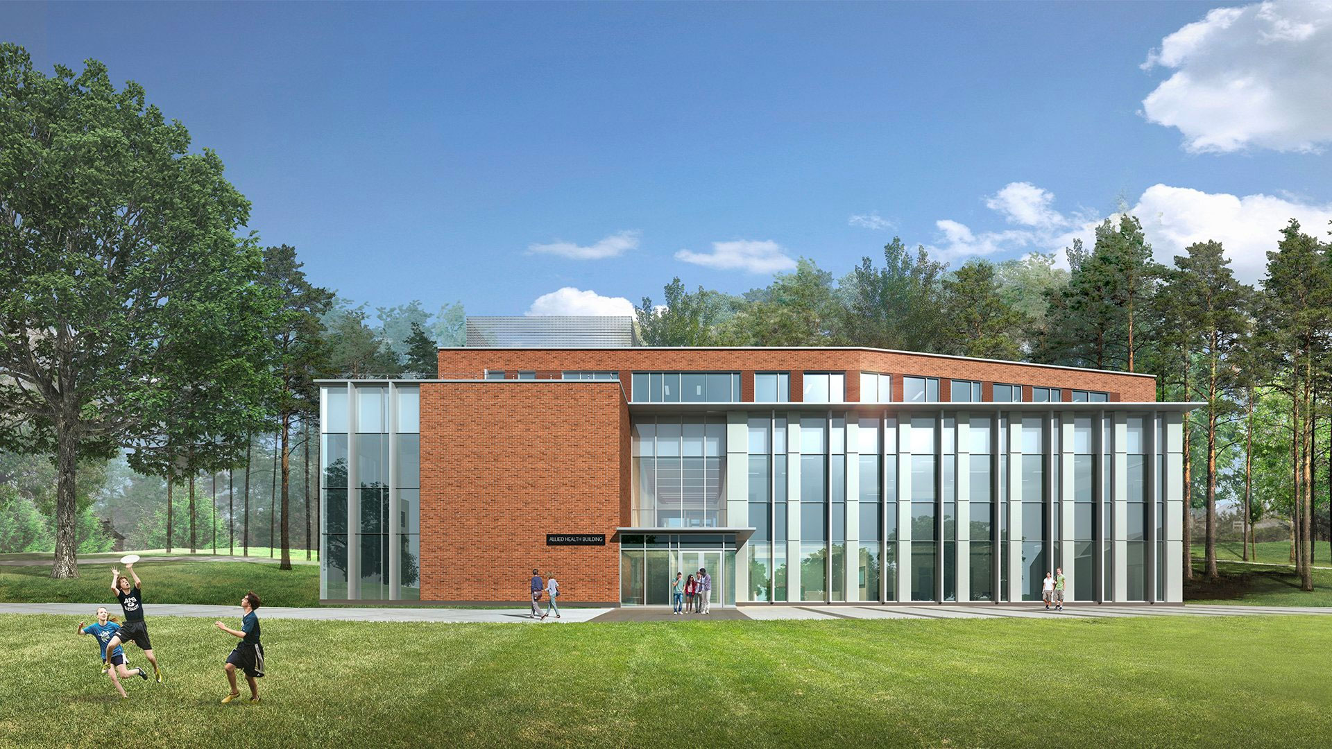 Rendering of Allied Health Building at Penn State Mont Alto