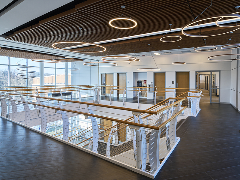 Architectural Lighting of Phipps Admissions & Welcome Center at Messiah University